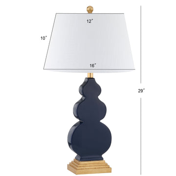 Carter 29" Ceramic/Resin LED Table Lamp - JONATHAN Y